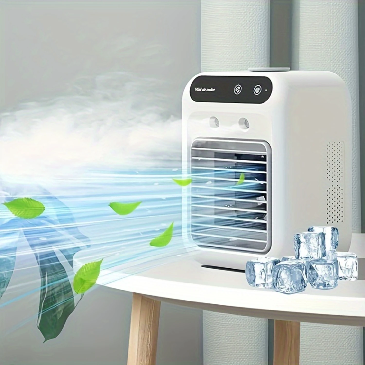 1pc, Mini Air Conditioner Fan - Compact USB-Powered Spray Design, Ultra-Compact and Portable, Small yet Powerful Desktop Fan for
1pc, Mini Air Conditioner Fan - Compact USB-Powered Spray Design, Ultra-Compact and Portable, Small yet Powerful Desktop Fan for