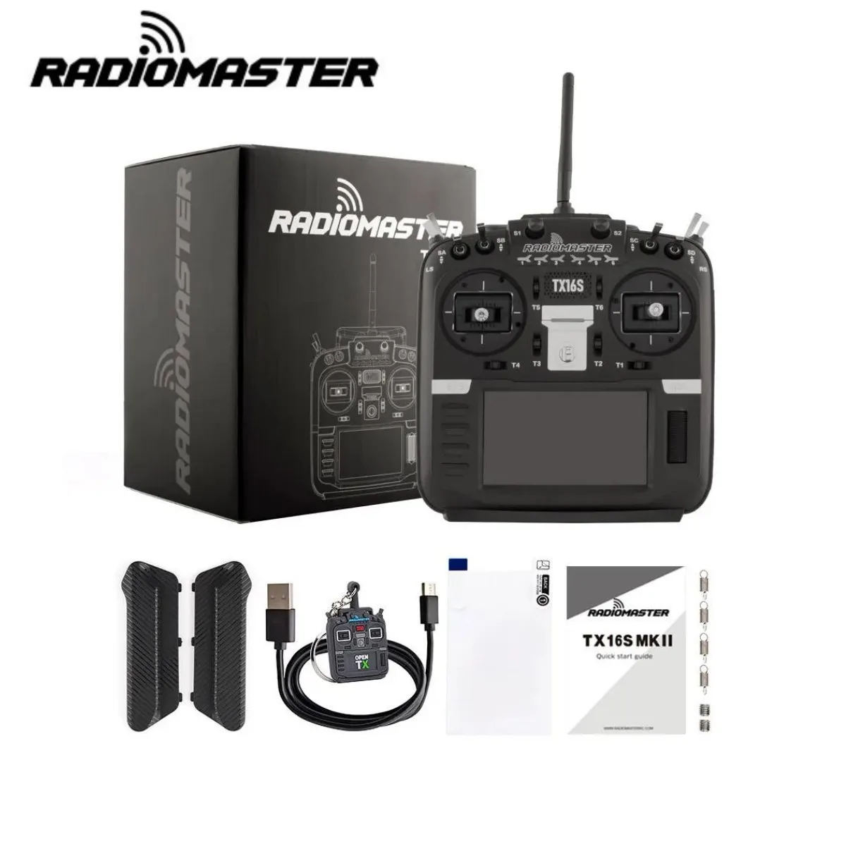 Радиопередатчик Radiomaster TX16S MK II V4.0 Многопротокольный модуль (4IN1) / ExpressLRS (ELRS) Дистанционный стабилизатор Холла
Радиопередатчик Radiomaster TX16S MK II V4.0 Многопротокольный модуль (4IN1) / ExpressLRS (ELRS) Дистанционный стабилизатор Холла