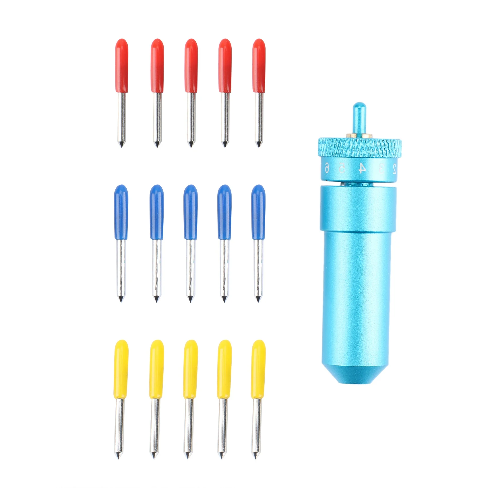 15Pc 30/45/60 Degree Plotter Cutter Blade Holder for Silhouette Portrait 1/2 Silhouette Cameo C1 C2 C3+1Pc Blade Holder
15Pc 30/45/60 Degree Plotter Cutter Blade Holder for Silhouette Portrait 1/2 Silhouette Cameo C1 C2 C3+1Pc Blade Holder