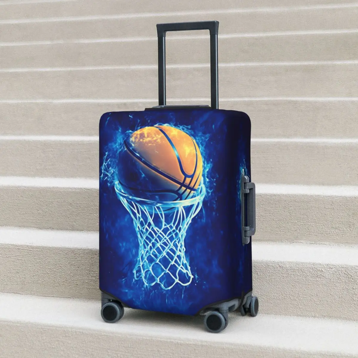 Basketball Pop Graffiti Art Suitcase Cover Useful Cruise Trip Protection Luggage Accesories Flight
Basketball Pop Graffiti Art Suitcase Cover Useful Cruise Trip Protection Luggage Accesories Flight