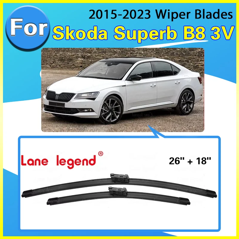 Для Skoda Superb B8 3V Combi 2015-2023: Комплект из 2-х щеток стеклоочистителя (передние и задние) 2016 2017 2018, аксессуары
Для Skoda Superb B8 3V Combi 2015-2023: Комплект из 2-х щеток стеклоочистителя (передние и задние) 2016 2017 2018, аксессуары