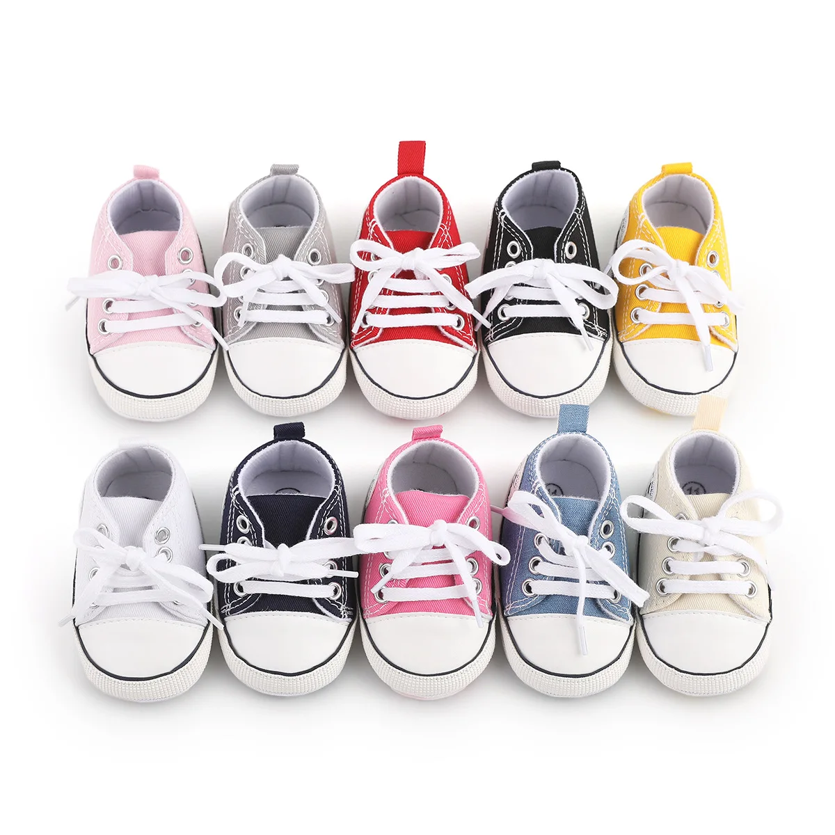 Canvas Sneakers Boys or Girls,Lightweight, Anti-Slip Soft Sole for All-Season First Walkers Infant Newborn Baby Shoes 0-18 Month
Canvas Sneakers Boys or Girls,Lightweight, Anti-Slip Soft Sole for All-Season First Walkers Infant Newborn Baby Shoes 0-18 Month