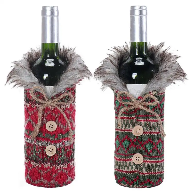 Christmas Wine Bottle Cover Wine Protective Bag Christmas Wine Bottle Cover With Bowknot And Plush Collar Holiday Wine Bottle
Christmas Wine Bottle Cover Wine Protective Bag Christmas Wine Bottle Cover With Bowknot And Plush Collar Holiday Wine Bottle