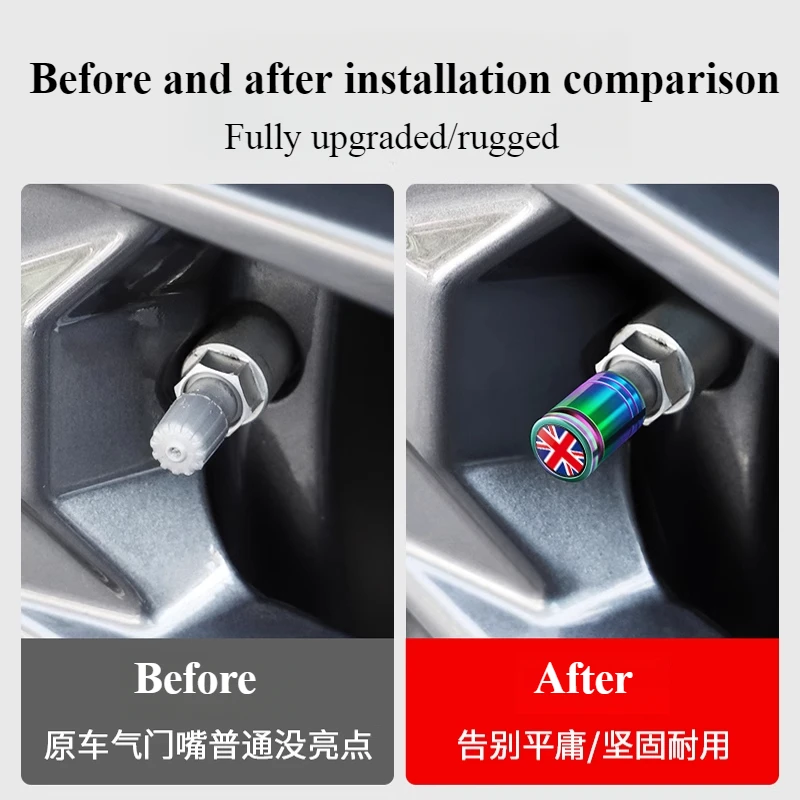 For BMW MINI Cooper Old/New/Electric Models Stainless Steel Valve Caps Set Anti-Dust Universal Wheel Protection Accessories
For BMW MINI Cooper Old/New/Electric Models Stainless Steel Valve Caps Set Anti-Dust Universal Wheel Protection Accessories