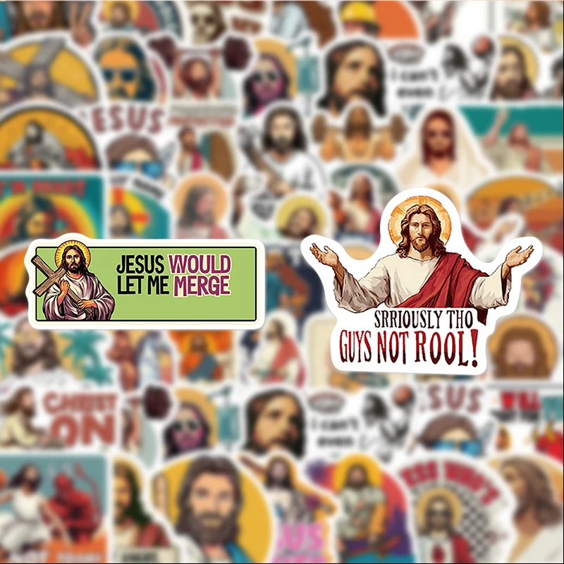 50 Funny Jesus Graffiti Stickers, Suitable for Diaries, Laptops, Car Bumpers, Skateboards, Water Bottles, Computers, Phone Decorations, Etc
50 Funny Jesus Graffiti Stickers, Suitable for Diaries, Laptops, Car Bumpers, Skateboards, Water Bottles, Computers, Phone Decorations, Etc
