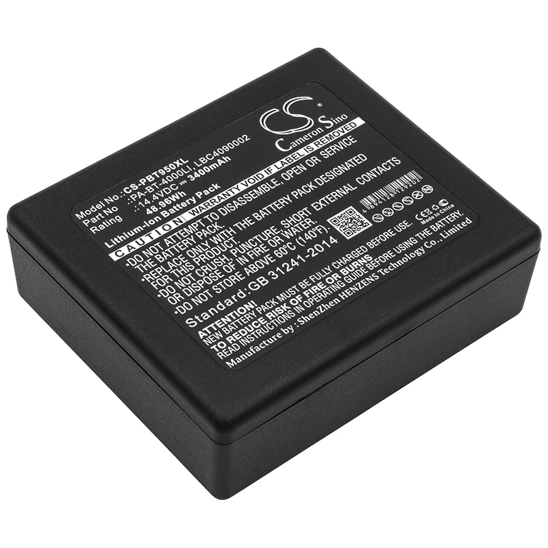Cameron Sino 2600mAh/3400mAh Battery for Brother PA-BB-001,PA-BB-002,PT-D800W,E850TKW,P900W,P950NW,RJ4030,RJ4040,TD-2120N,2130N
Cameron Sino 2600mAh/3400mAh Battery for Brother PA-BB-001,PA-BB-002,PT-D800W,E850TKW,P900W,P950NW,RJ4030,RJ4040,TD-2120N,2130N