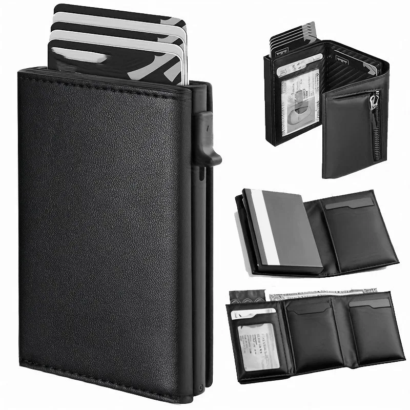 Rfid Credit Card Holder Wallet Mens Bank Cardholder Aluminium Metal Case Slim Minimalist Walet Coin Purse Smart Wallets for Men
Rfid Credit Card Holder Wallet Mens Bank Cardholder Aluminium Metal Case Slim Minimalist Walet Coin Purse Smart Wallets for Men