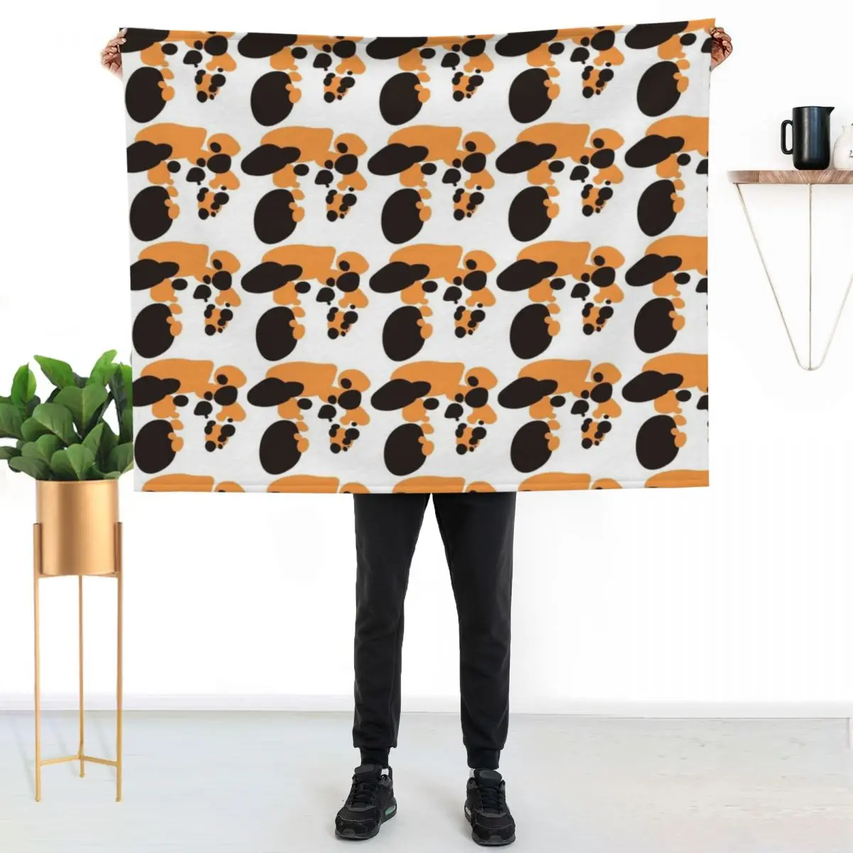 Stylized Calico Pattern Throw Blanket Soft Cozy Blanket for Pet Kids Adults
Stylized Calico Pattern Throw Blanket Soft Cozy Blanket for Pet Kids Adults