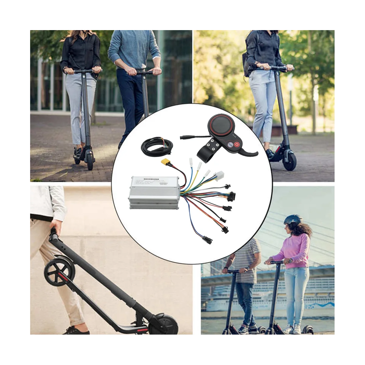 48V 25A Electric Scooter Controller Dashboard Kit with TF-100 Display Scooter for Electric Scooter Parts-ABWY
48V 25A Electric Scooter Controller Dashboard Kit with TF-100 Display Scooter for Electric Scooter Parts-ABWY