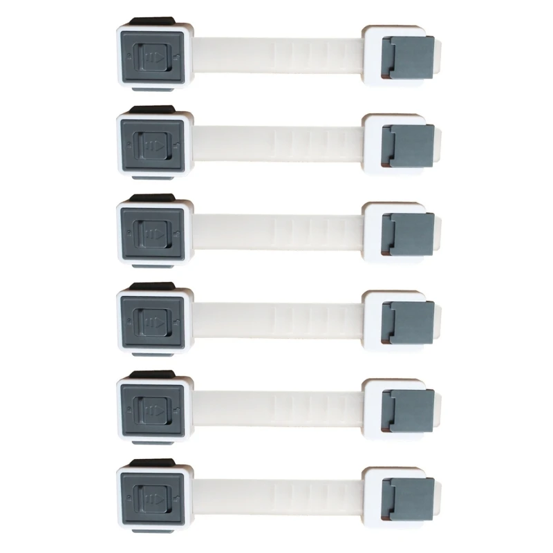 L5YF 6-Pieces Childproof Cabinet Locks Baby Anti-pinch Safety Strap Lock for Toddler
L5YF 6-Pieces Childproof Cabinet Locks Baby Anti-pinch Safety Strap Lock for Toddler