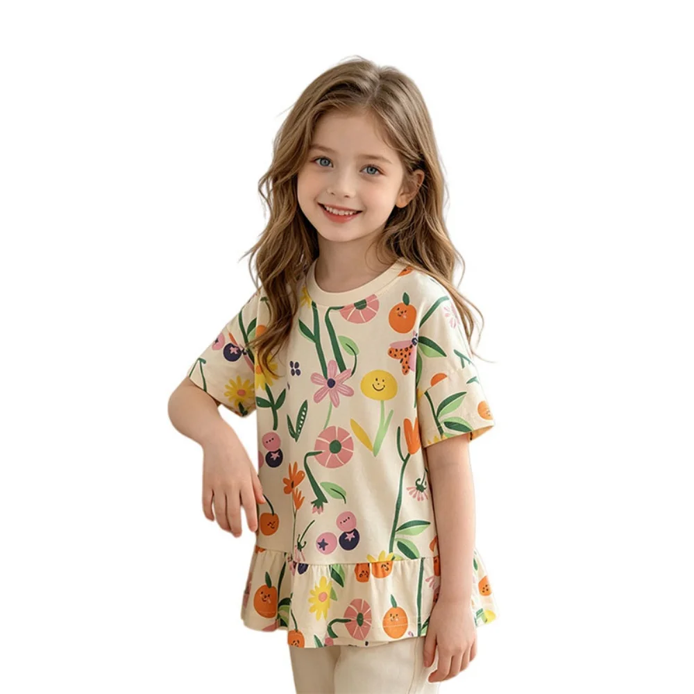 Jumping Meters Girls Summer Printed T-Shirts 3-8T Short Sleeve Kids Baby Shirts Children's Tees Tops Casual Clothing
Jumping Meters Girls Summer Printed T-Shirts 3-8T Short Sleeve Kids Baby Shirts Children's Tees Tops Casual Clothing