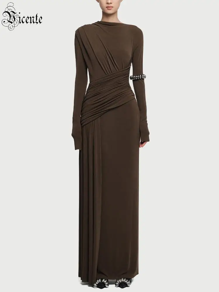 VC Elegant Long Sleeve Maxi Long Dresses for Women–Asymmetric Draped Gown with Slim Fit High-End Formal Party & Red Carpet Dress
VC Elegant Long Sleeve Maxi Long Dresses for Women–Asymmetric Draped Gown with Slim Fit High-End Formal Party & Red Carpet Dress