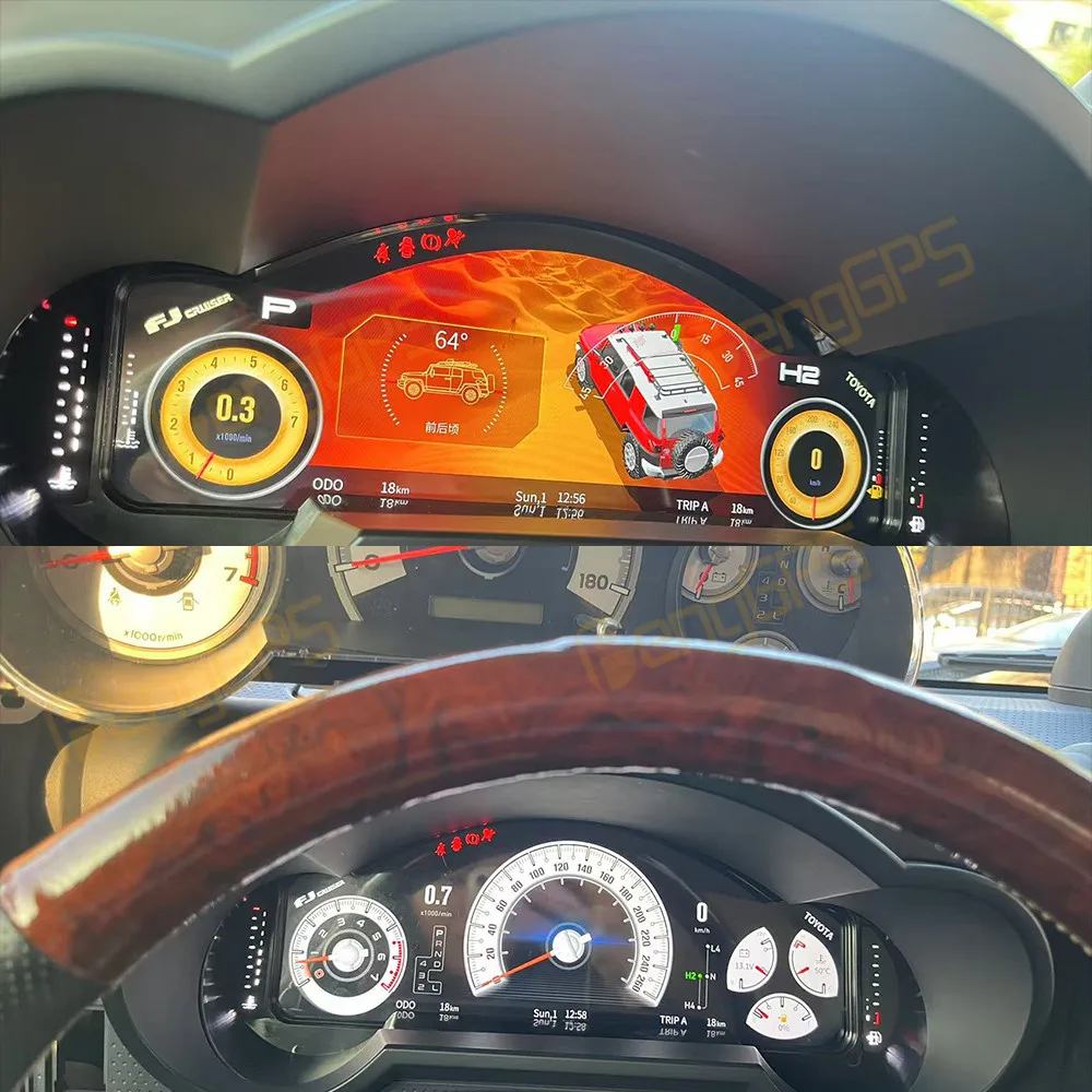 Car Digital Dashboard Speedmeter Instrument Cluster Odometer HD Screen For Toyota FJ Cruiser 2007-2022 Virtual Cockpit Head Unit
Car Digital Dashboard Speedmeter Instrument Cluster Odometer HD Screen For Toyota FJ Cruiser 2007-2022 Virtual Cockpit Head Unit