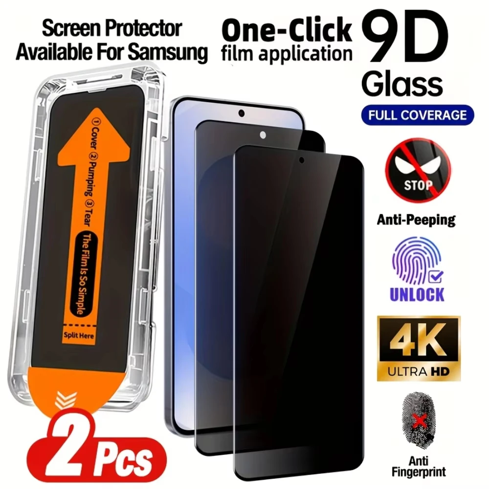 Privacy Tempered Glass Screen Protector For Samsung S26 Ultra S24 S25 Ultra S21 S22 S23 Plus Dust Free Anti Spy Protective Films
Privacy Tempered Glass Screen Protector For Samsung S26 Ultra S24 S25 Ultra S21 S22 S23 Plus Dust Free Anti Spy Protective Films