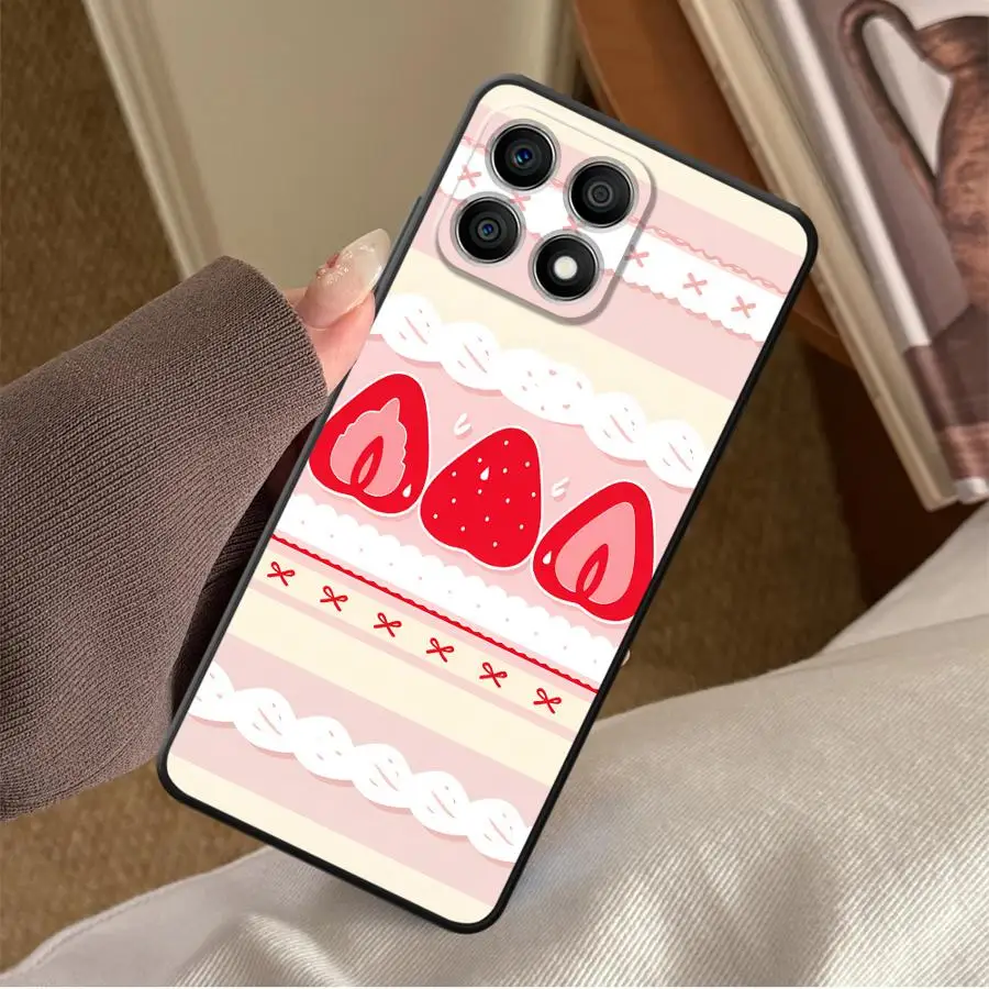 Cartoon Strawberry Cake Funda Phone Cover Case for Honor X7 200 400 Lite 90 Magic5Lite 8X 70 X5b X6 X8 X9a
Cartoon Strawberry Cake Funda Phone Cover Case for Honor X7 200 400 Lite 90 Magic5Lite 8X 70 X5b X6 X8 X9a