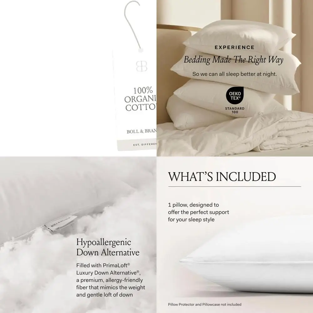 Luxury Hypoallergenic Down Alternative Pillow with Cooling Shell and Superior Support
Luxury Hypoallergenic Down Alternative Pillow with Cooling Shell and Superior Support