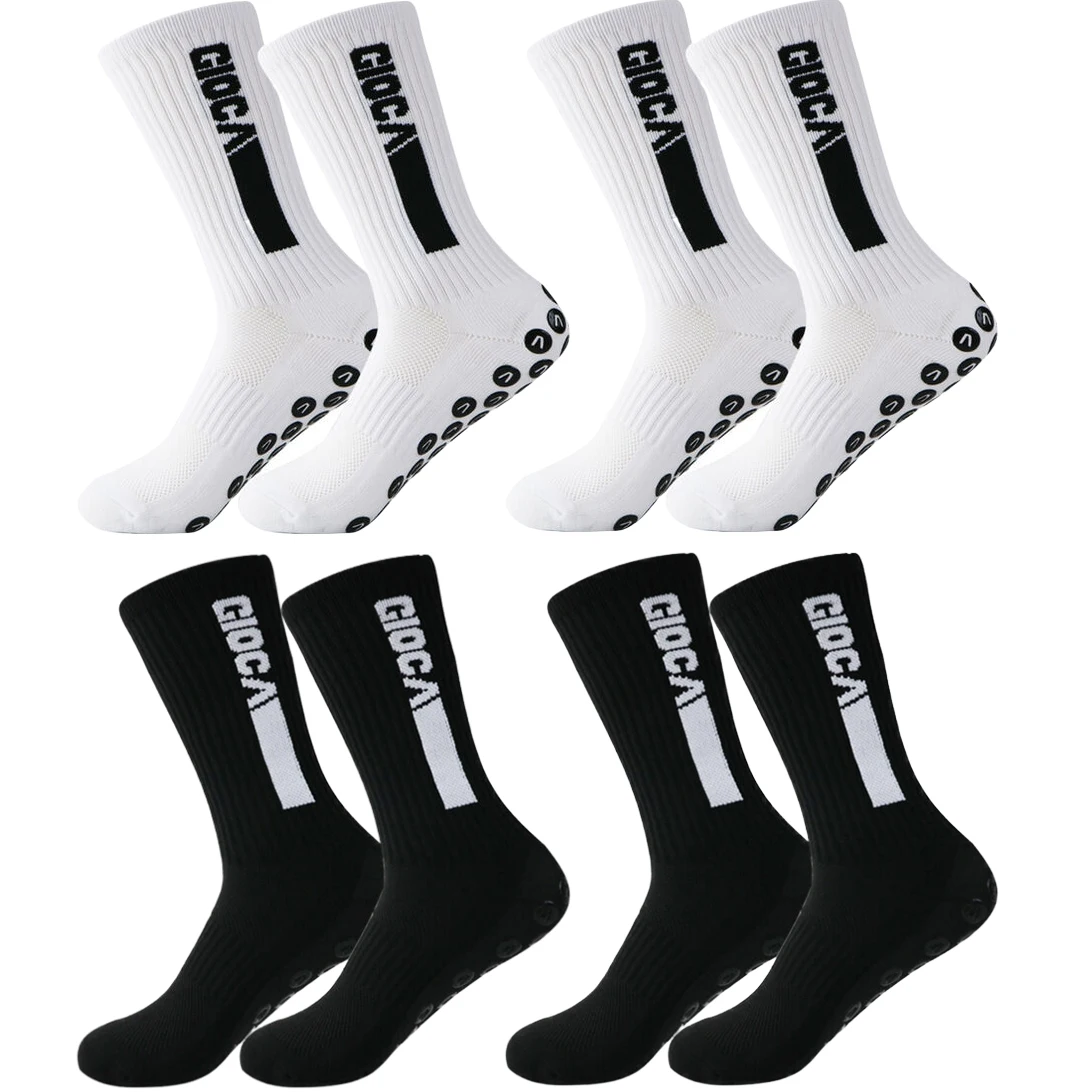 4Pair Non-Slip Grip Socks Designed for Men Women in Football Basketball Baseball Rugby Soccer Cycling Running Hiking Tennis
4Pair Non-Slip Grip Socks Designed for Men Women in Football Basketball Baseball Rugby Soccer Cycling Running Hiking Tennis