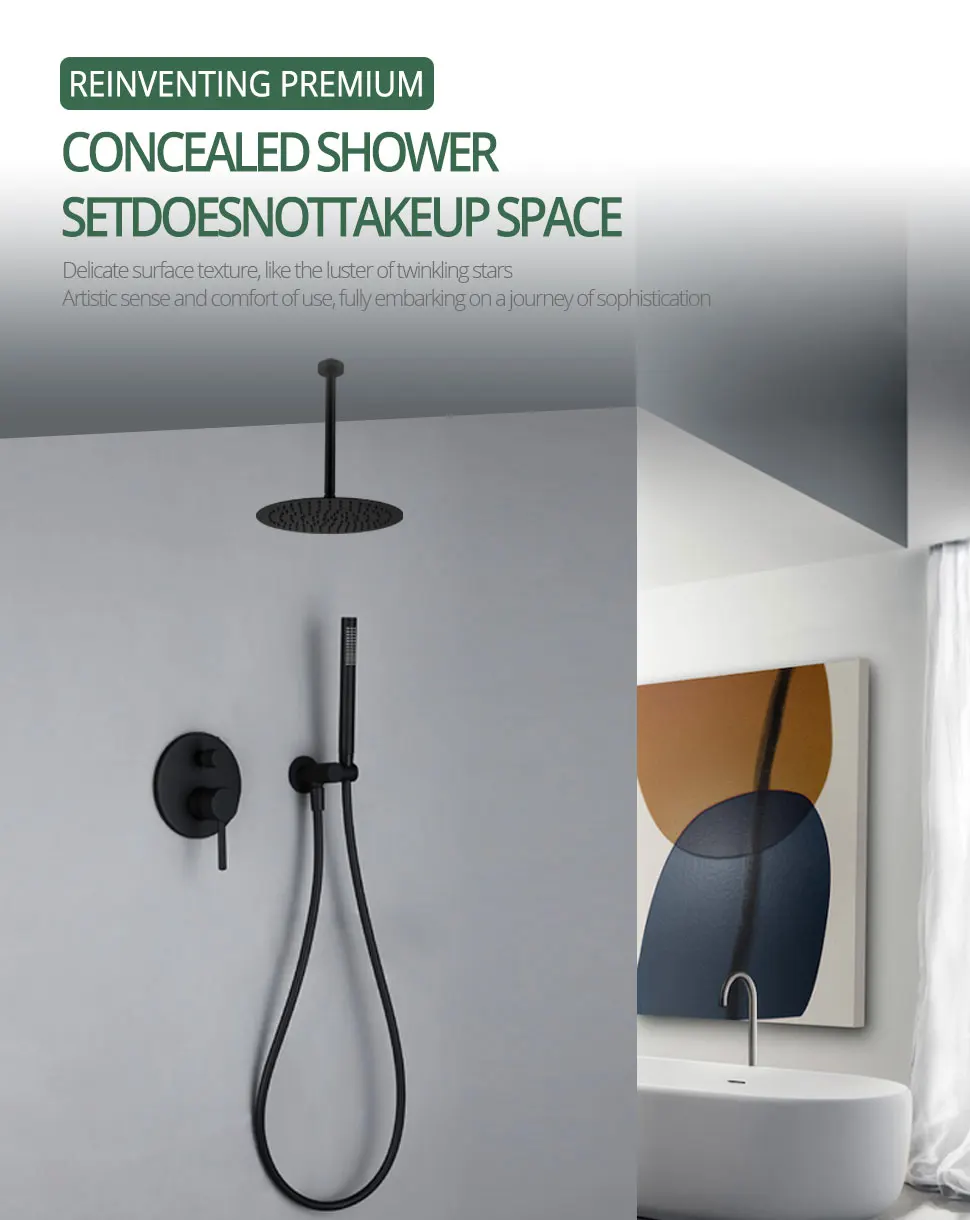 Matte Black Shower Faucet 8-12‘’Rain Head Bathroom Shower Tap Ceiling Arm 2 Mode Switch Mixer Wall Mounted Shower Set
Matte Black Shower Faucet 8-12‘’Rain Head Bathroom Shower Tap Ceiling Arm 2 Mode Switch Mixer Wall Mounted Shower Set