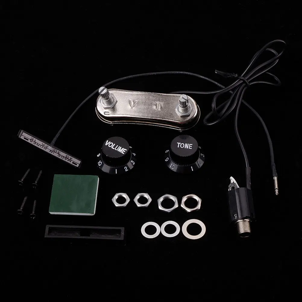 B51 Guitar Violin Pickup Piezo Bridge Set Tone Volume Knob Amplify Sound for Solid Body Electric Instruments Violin Pickup
B51 Guitar Violin Pickup Piezo Bridge Set Tone Volume Knob Amplify Sound for Solid Body Electric Instruments Violin Pickup