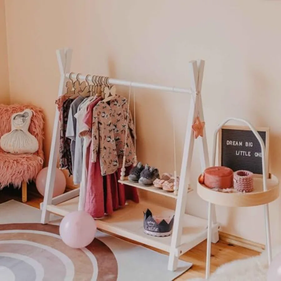 Teepee Style Clothing Rack with Storage, Clothing rack from solid, wardrobe, clothing rack clothes rack
Teepee Style Clothing Rack with Storage, Clothing rack from solid, wardrobe, clothing rack clothes rack