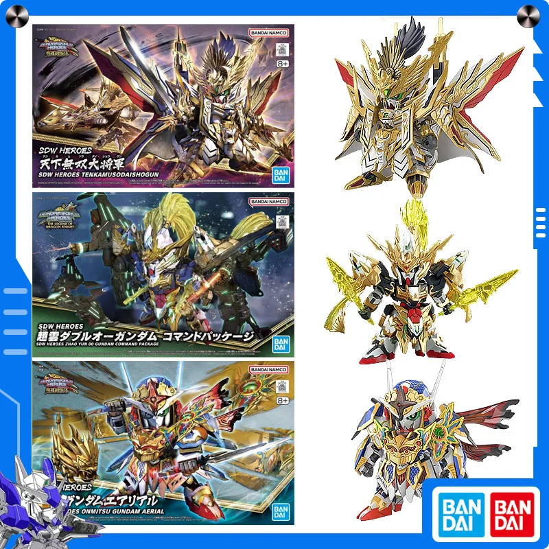 Original Bandai SDW HEROES Onmitsu Gundam Aerial/Tenkamuso Daishogun Anime Figure Assembly Model Collect Ornament Festival Gift
Original Bandai SDW HEROES Onmitsu Gundam Aerial/Tenkamuso Daishogun Anime Figure Assembly Model Collect Ornament Festival Gift