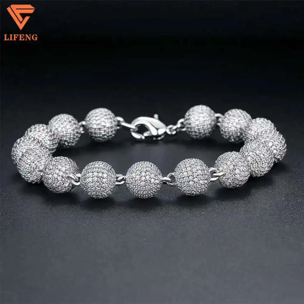 Lifeng Fashion Jewelry Luxury Custom Hip Hop Ice Out Cuban Bracelet Silver Plated 8mm Moissanite Cuban Link Chain Bracelet
Lifeng Fashion Jewelry Luxury Custom Hip Hop Ice Out Cuban Bracelet Silver Plated 8mm Moissanite Cuban Link Chain Bracelet