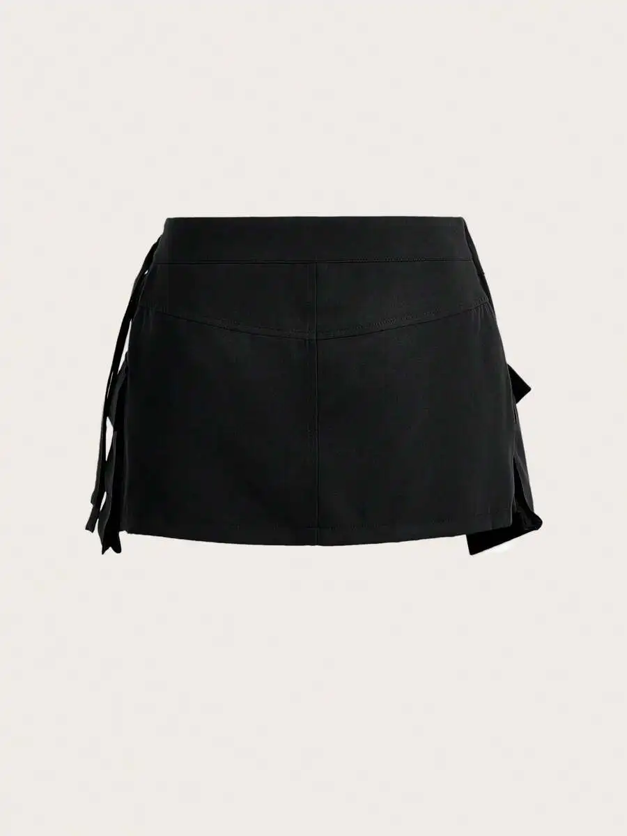 Asymmetric Patchwork 3D Pocket Low Waist Mini Skirt
Asymmetric Patchwork 3D Pocket Low Waist Mini Skirt