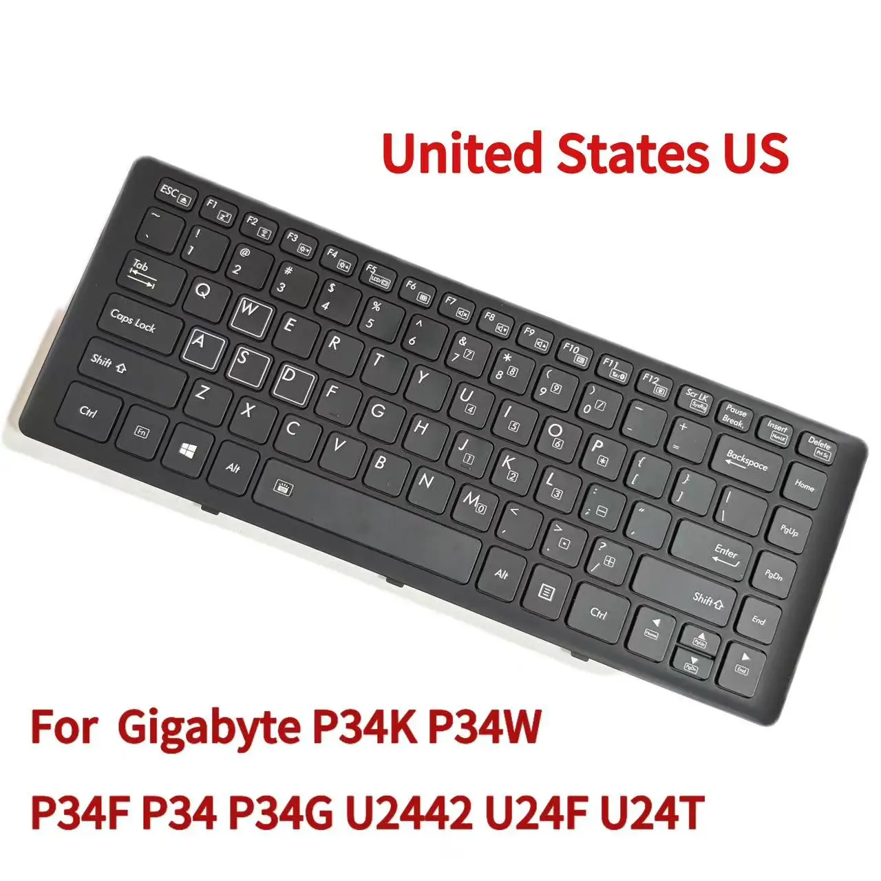 Клавиатура для ноутбука Dell P34K P34W P34F P34 P34G U2442 U24F U24T Черная клавиатура Версия для США
Клавиатура для ноутбука Dell P34K P34W P34F P34 P34G U2442 U24F U24T Черная клавиатура Версия для США