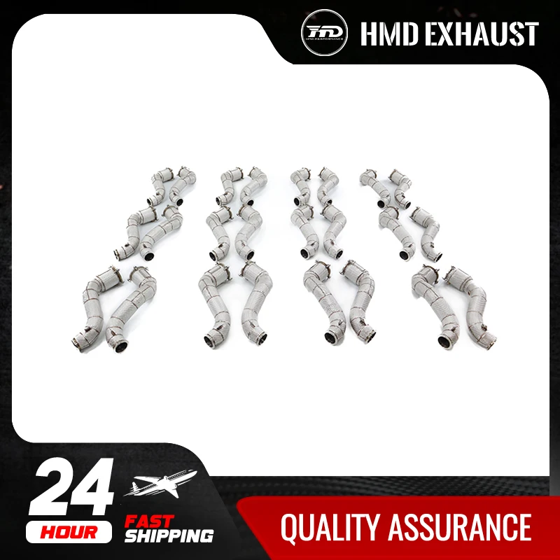 HMD Exhaust System High Flow Performance Downpipe for McLaren 720S 765LT With Heat Shield 3.5 Inch Racing Pipe
HMD Exhaust System High Flow Performance Downpipe for McLaren 720S 765LT With Heat Shield 3.5 Inch Racing Pipe