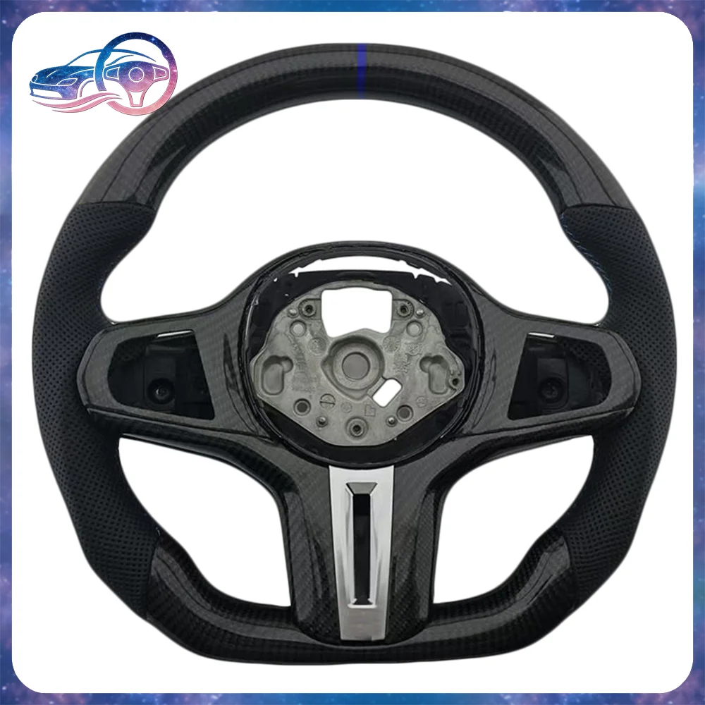 For BMW G20 G30 G01 3 Series 5 Series Practical Hot Sale Carbon Fibre Perforated Leather Steering Wheel Car Steering Wheel
For BMW G20 G30 G01 3 Series 5 Series Practical Hot Sale Carbon Fibre Perforated Leather Steering Wheel Car Steering Wheel