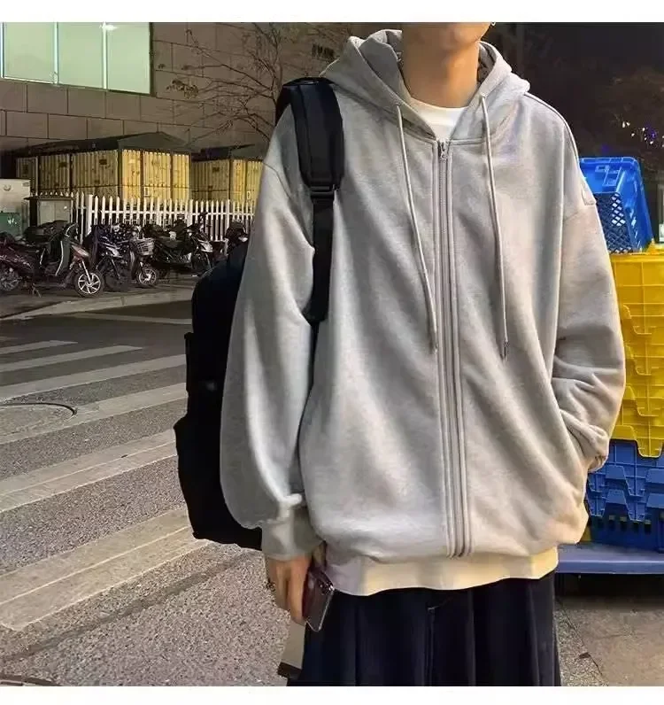 Men's warm fleece lined casual retro comfortable pure cotton work clothes dustproof and wear-resistant hooded zipper sweatshirt
Men's warm fleece lined casual retro comfortable pure cotton work clothes dustproof and wear-resistant hooded zipper sweatshirt