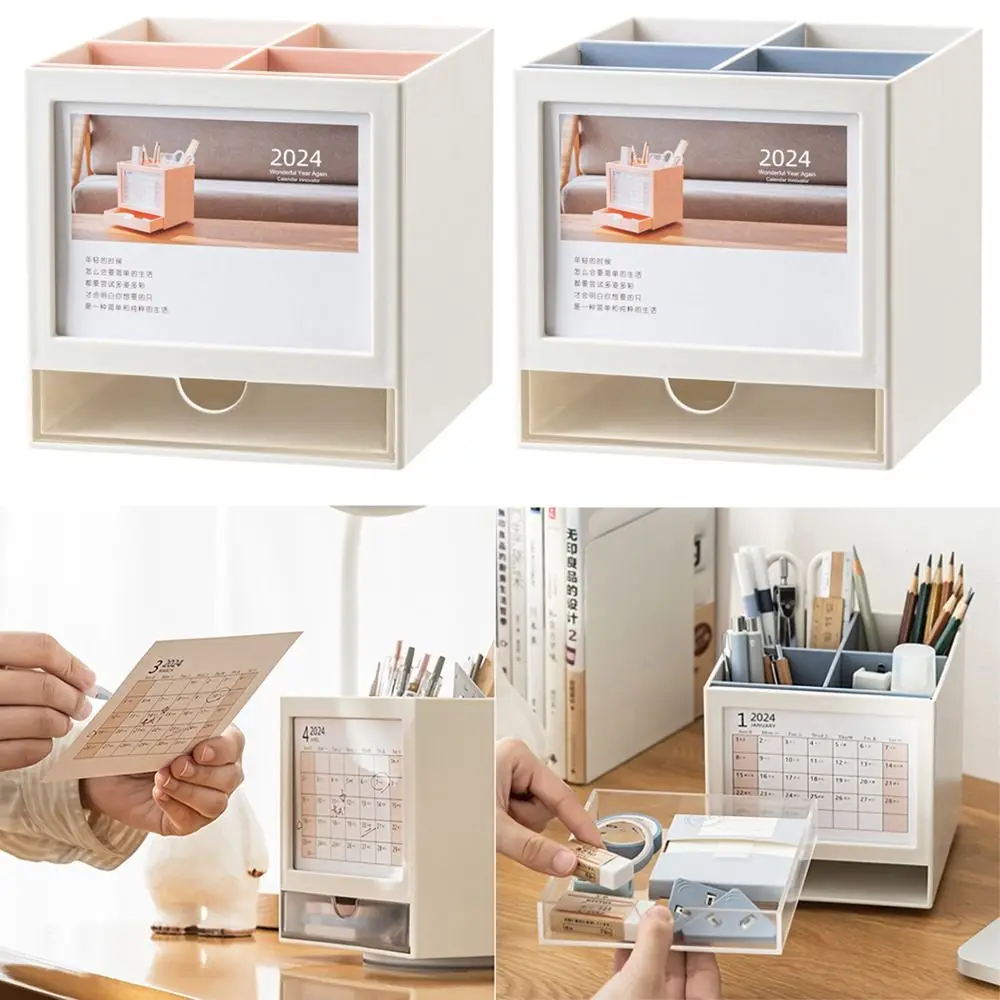 360 ° Rotary Pen Holder Desk Calendar Large Capacity Desktop Stationery Organizer 4 Compartments Multi-Function
360 ° Rotary Pen Holder Desk Calendar Large Capacity Desktop Stationery Organizer 4 Compartments Multi-Function