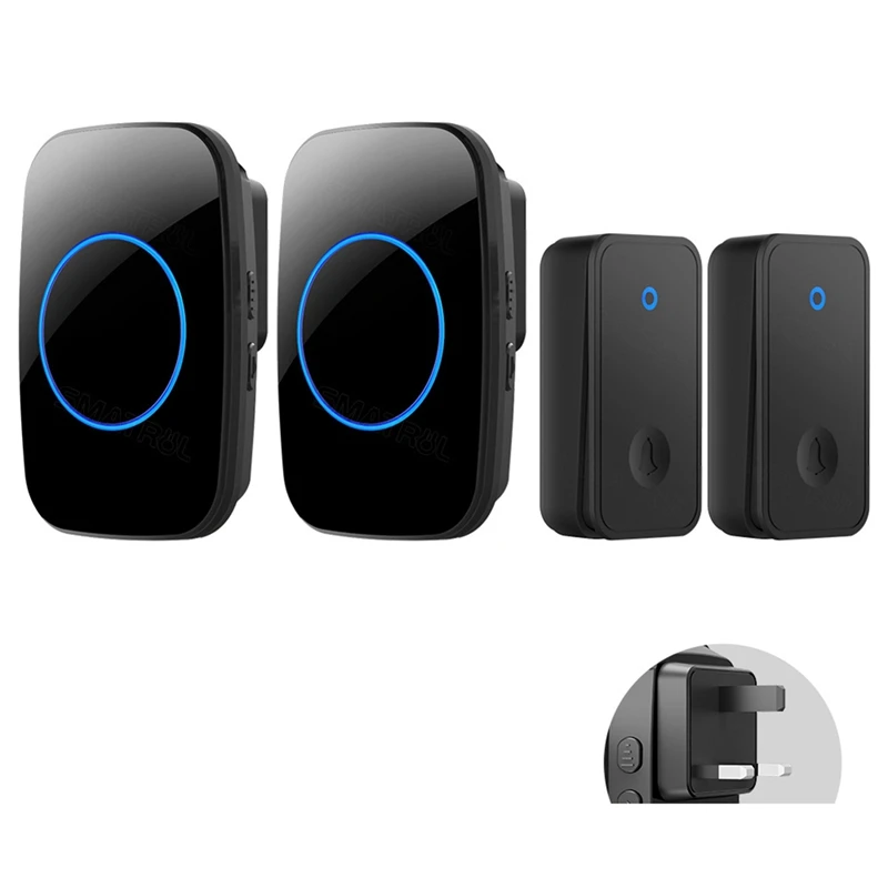 24-Hour Delivery Self Powered Wireless Doorbell No Battery Waterproof Door Bell For Kids Elderly Caller 2 Button 2 Receiver
24-Hour Delivery Self Powered Wireless Doorbell No Battery Waterproof Door Bell For Kids Elderly Caller 2 Button 2 Receiver