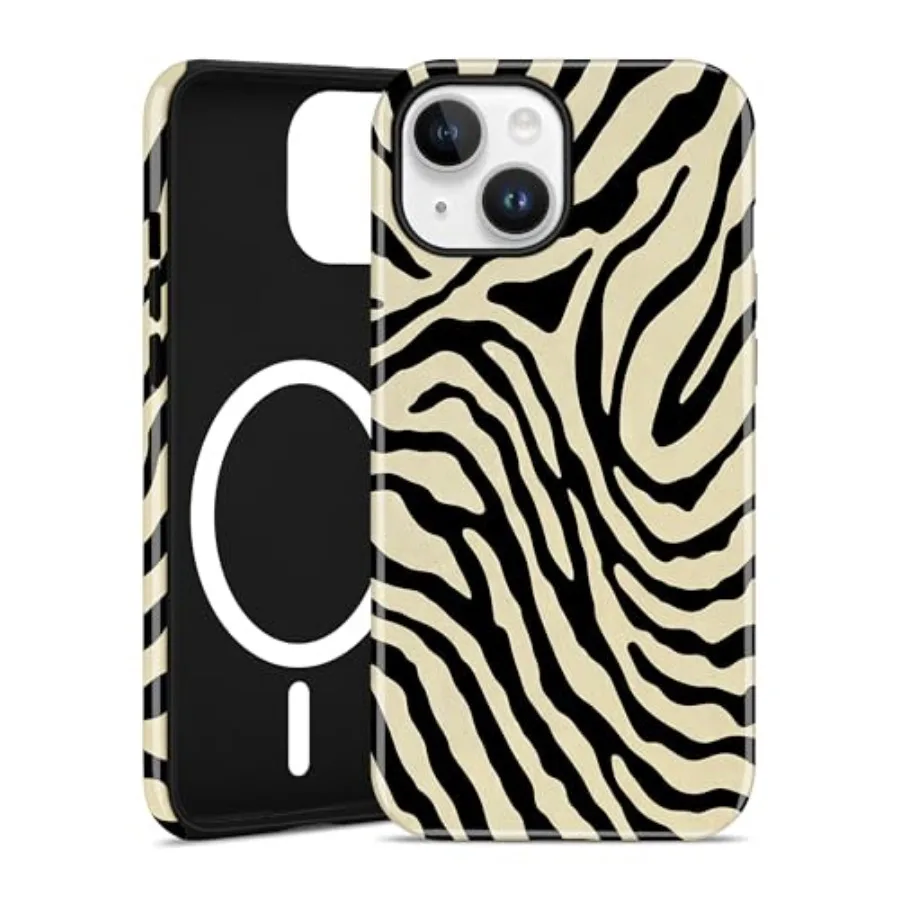 Compatible with MagSafe Zebra Phone Case for iPhone 16 Pro Max, Cute Aesthetic Magnetic Soft TPU and Hard PC Protective Phone C
Compatible with MagSafe Zebra Phone Case for iPhone 16 Pro Max, Cute Aesthetic Magnetic Soft TPU and Hard PC Protective Phone C