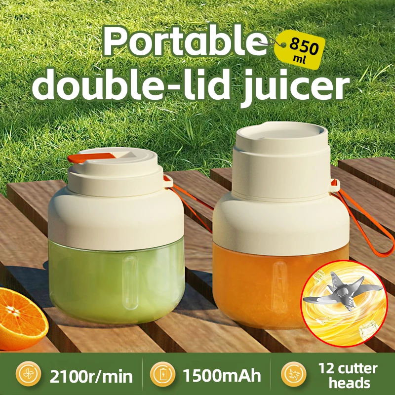 Portable Mini Blender for Shakes and Smoothies Rechargeable USB 850ML Traveling Fruit Juicer Cup Hand Fruit Blender Juicing Cup
Portable Mini Blender for Shakes and Smoothies Rechargeable USB 850ML Traveling Fruit Juicer Cup Hand Fruit Blender Juicing Cup