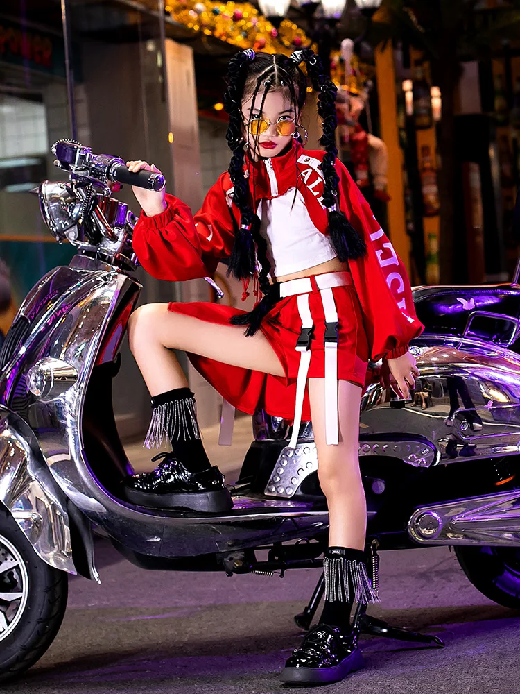 Hip-hop Fashion Costume Cool Children's Runway Wear K-pop Stage Girls' Fashionable Outfit Jazz Dance Performance Suit Kids
Hip-hop Fashion Costume Cool Children's Runway Wear K-pop Stage Girls' Fashionable Outfit Jazz Dance Performance Suit Kids