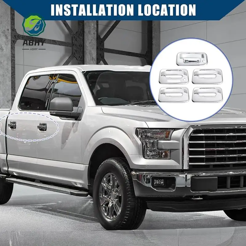ABHY-For Ford F150 4DR 2004-2014 Car Exterior Door Handle Cover & Tailgate Covers Decor Trim Accessories - Silver
ABHY-For Ford F150 4DR 2004-2014 Car Exterior Door Handle Cover & Tailgate Covers Decor Trim Accessories - Silver