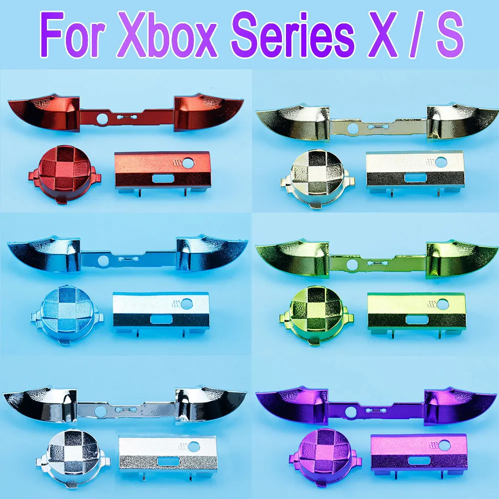 1 Set For Xbox Series X/S Controller RB LB Bumper Trigger Button Dpad Key Middle Bar Holder Plating Button Cap Replacement Parts
1 Set For Xbox Series X/S Controller RB LB Bumper Trigger Button Dpad Key Middle Bar Holder Plating Button Cap Replacement Parts