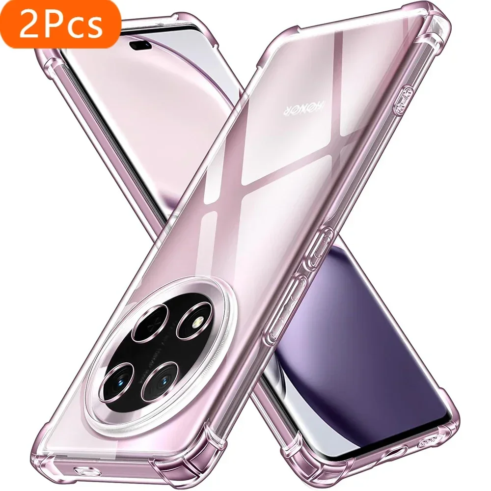 2Pcs Shockproof Silicone Soft Case For Huawei Honor Magic7 Magic6 Magic5 Magic4 Lite Pro Ultimate Thin Clear Cover For Magic 7 6
2Pcs Shockproof Silicone Soft Case For Huawei Honor Magic7 Magic6 Magic5 Magic4 Lite Pro Ultimate Thin Clear Cover For Magic 7 6