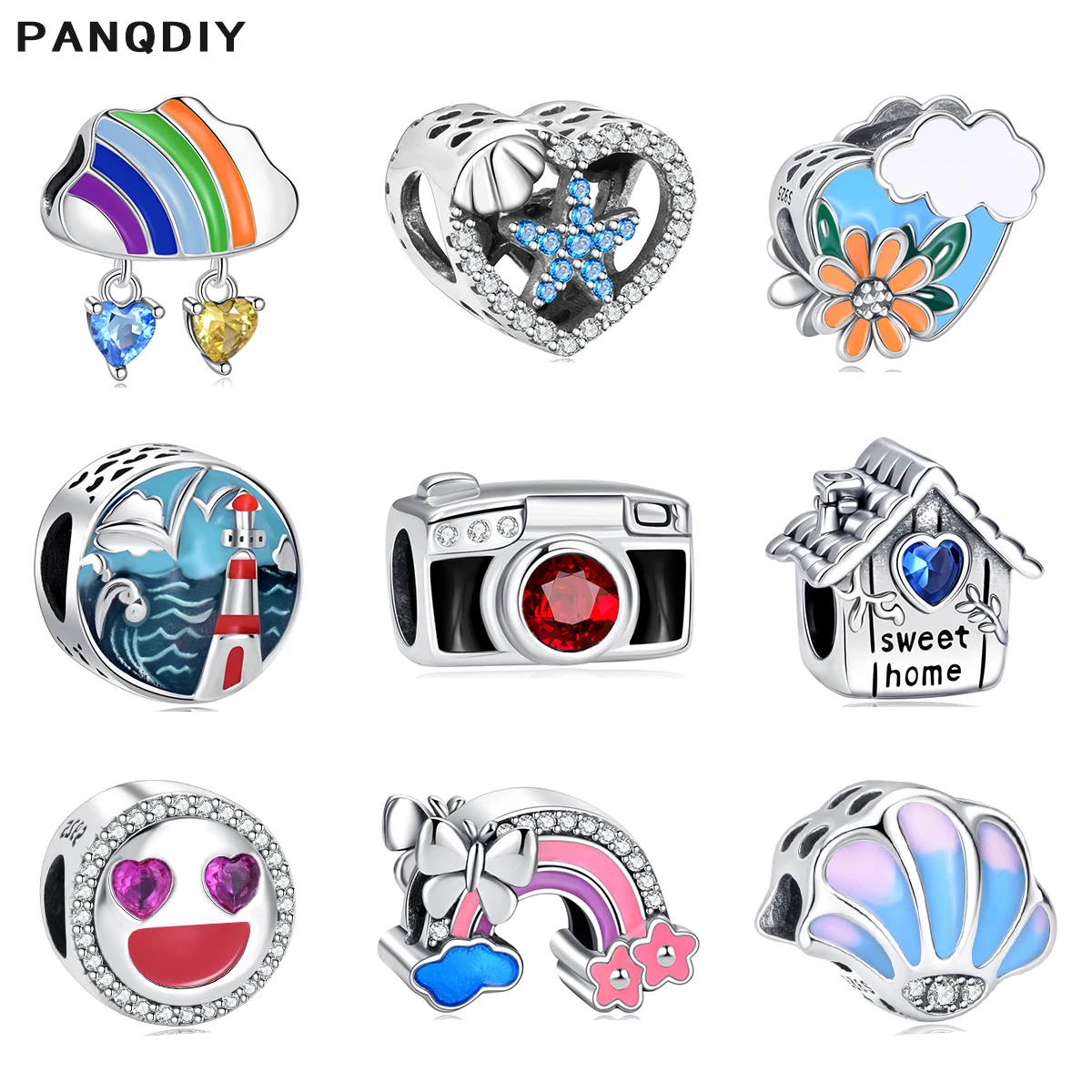 PANQDIY Original 925 Sterling Silver Personalized Creative Charm Pendant Beads Suitable Fit original charm bracelet Birthday
PANQDIY Original 925 Sterling Silver Personalized Creative Charm Pendant Beads Suitable Fit original charm bracelet Birthday