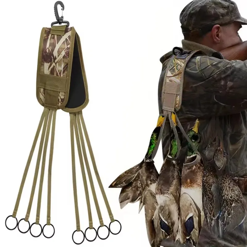 Hunting Call Rope with 12 Loops Thickened Shoulder Pad, Multi-Functional Hunting Collar Harness, Durable Outdoor Gear
Hunting Call Rope with 12 Loops Thickened Shoulder Pad, Multi-Functional Hunting Collar Harness, Durable Outdoor Gear
