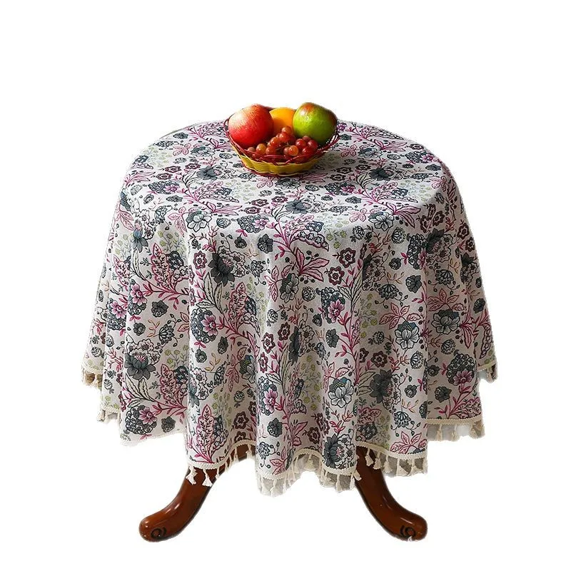 French Retro Tassel Round Tablecloth For Home Use Light Luxury High-end Feel Dust-proof and Anti Stain Coffee Table Cover
French Retro Tassel Round Tablecloth For Home Use Light Luxury High-end Feel Dust-proof and Anti Stain Coffee Table Cover