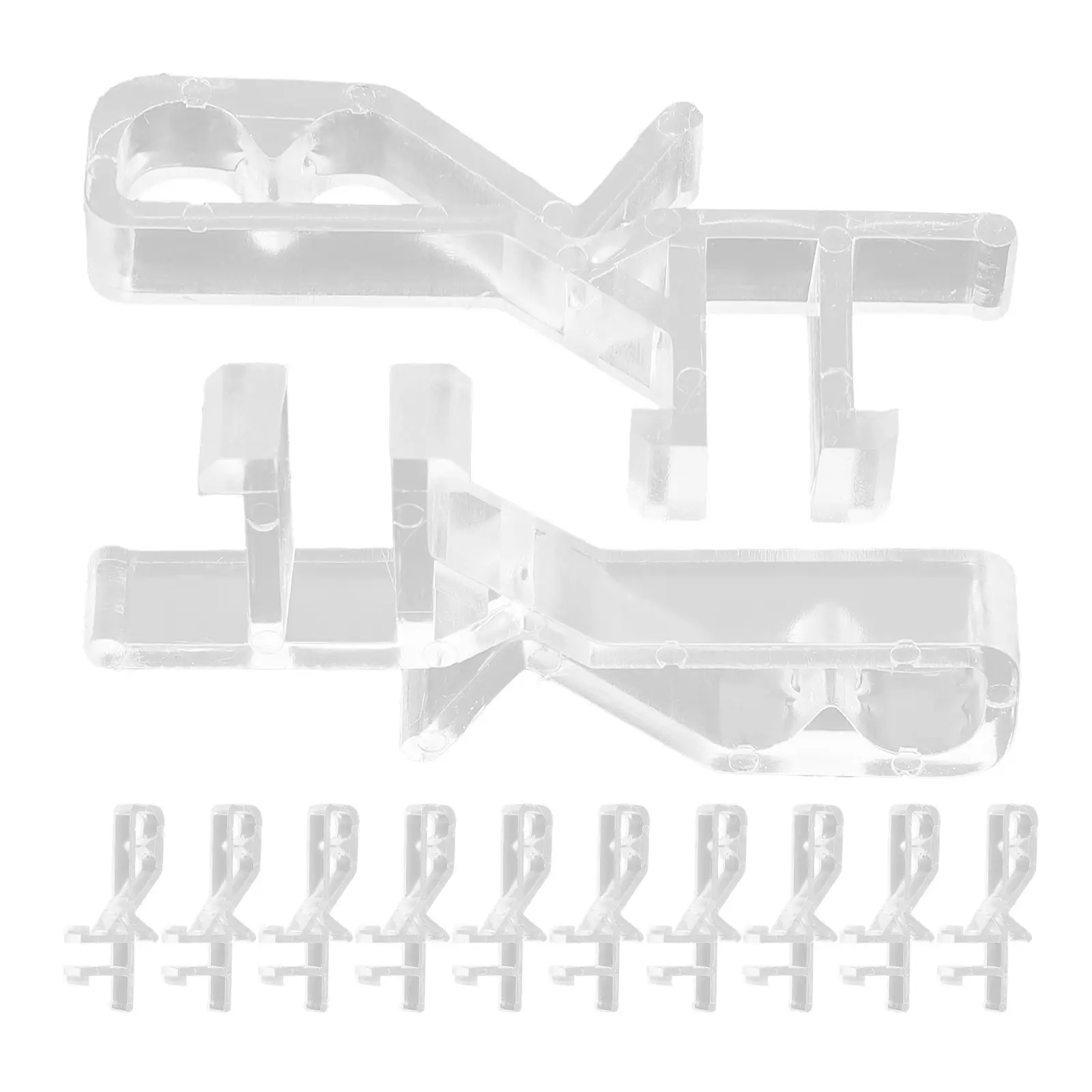 20Pcs Blind Valance Clips Transparent Wear-Resistant Silent Replacement Parts for Window Blinds Office Home Curtains Accessories
20Pcs Blind Valance Clips Transparent Wear-Resistant Silent Replacement Parts for Window Blinds Office Home Curtains Accessories