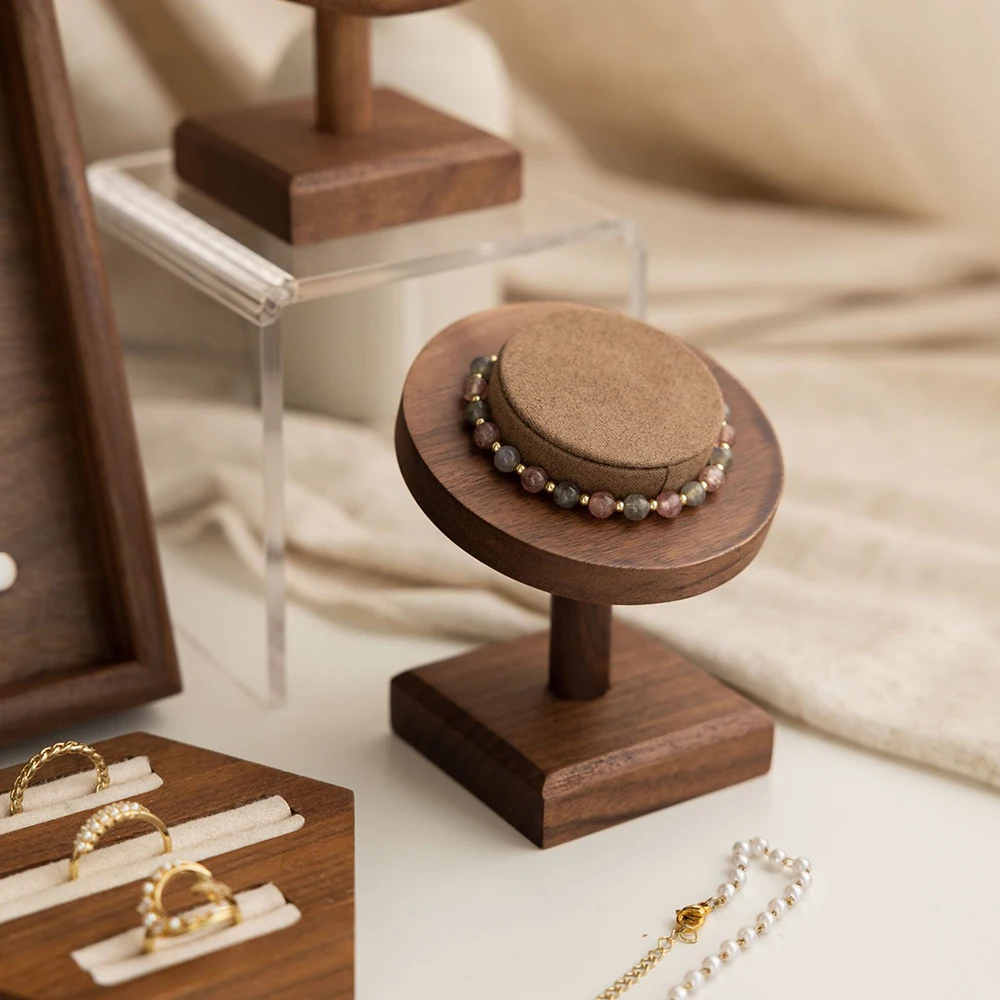 Wood Bracelet Display Stand Jewelry Holder For Bangle Watch Beaded Chain Live Streaming Photography
Wood Bracelet Display Stand Jewelry Holder For Bangle Watch Beaded Chain Live Streaming Photography