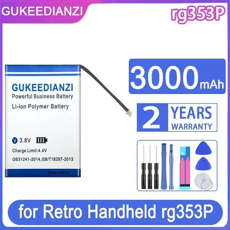 3000mAh Retro Handheld Game Console Battery Reliable Power Supply For Retro Handheld rg353P Game Console Stable
3000mAh Retro Handheld Game Console Battery Reliable Power Supply For Retro Handheld rg353P Game Console Stable