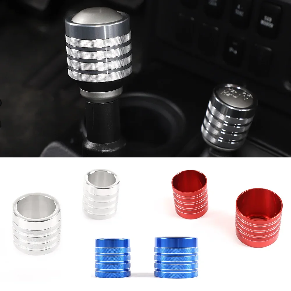 Aluminum Alloy Car Shift Head Sleeve Ring Trim For Toyota FJ Cruiser 07-21 Car styling Car Interior Accessories
Aluminum Alloy Car Shift Head Sleeve Ring Trim For Toyota FJ Cruiser 07-21 Car styling Car Interior Accessories