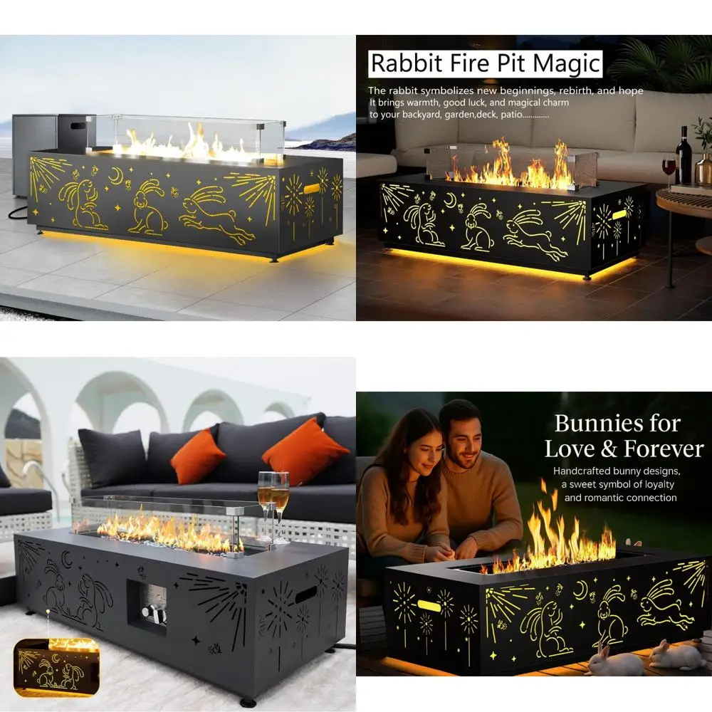 Прямоугольная уличная газовая костра со столом-баком, 42, низкопрофильная, 50 000 БТЕ для патио, совместимость с природным газом/пропаном
Прямоугольная уличная газовая костра со столом-баком, 42, низкопрофильная, 50 000 БТЕ для патио, совместимость с природным газом/пропаном