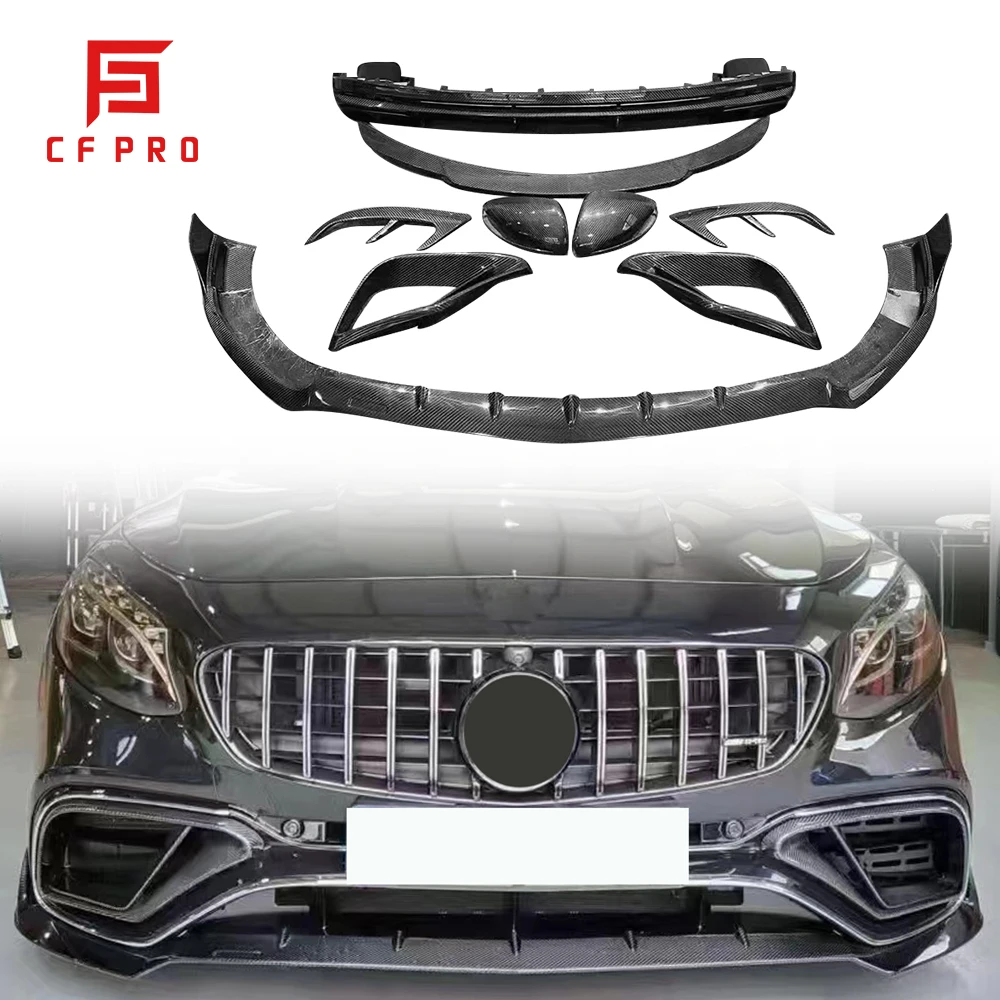 For Mercedes Benz S63 Coupe W217 Carbon Fiber B Style Front Lip Fog Lamp Cover Mirror Cover Rear Diffuser Side Skirts Spoiler
For Mercedes Benz S63 Coupe W217 Carbon Fiber B Style Front Lip Fog Lamp Cover Mirror Cover Rear Diffuser Side Skirts Spoiler