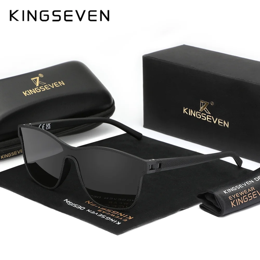 KINGSEVEN Men Women Fashion One-piece Sunglasses Polarized UV400 Glasses Large Frame Glass for Shopping
KINGSEVEN Men Women Fashion One-piece Sunglasses Polarized UV400 Glasses Large Frame Glass for Shopping