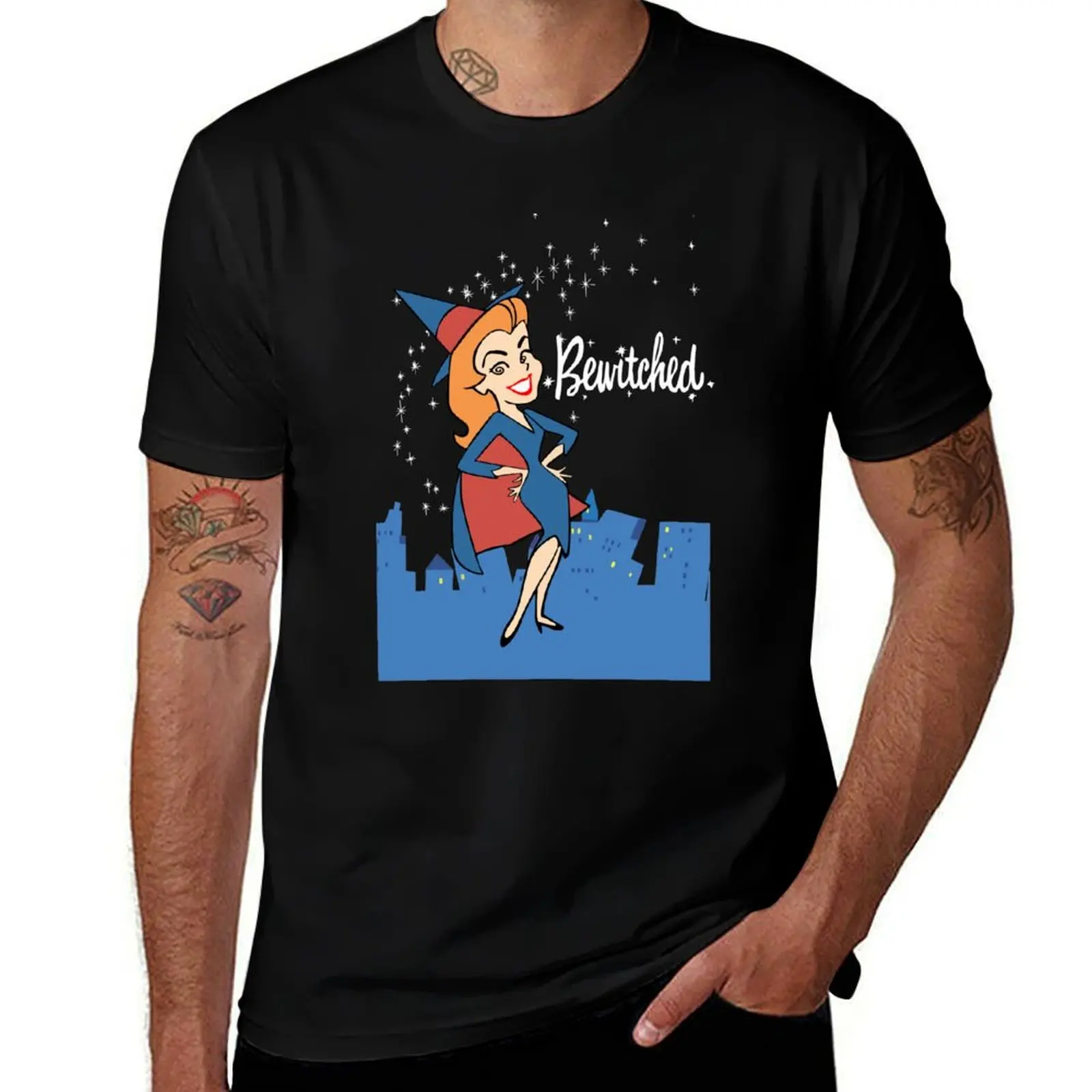 Bewitched Vintage Art T-Shirt street wear graphic tee shirt clothes Short sleeve tee men
Bewitched Vintage Art T-Shirt street wear graphic tee shirt clothes Short sleeve tee men